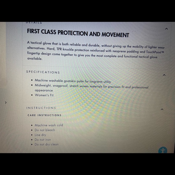 First Tactical Brand Hard Knuckle Leather Gloves. Size L and XL - Picture 14 of 16